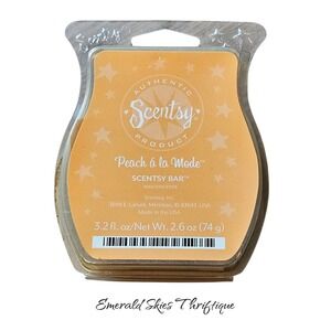 Scentsy peach a la mode wax melt bar, free shipping